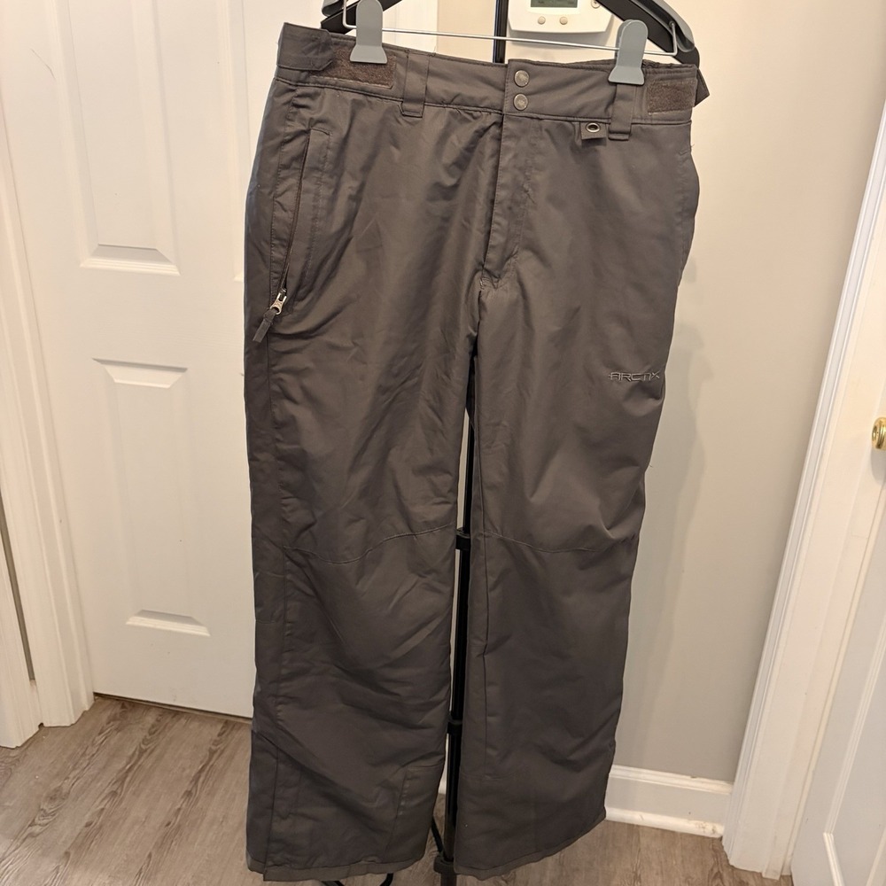 Arctix Men's Essential Insulated Snow Pants Black Regular Fit S/P Winter Sports